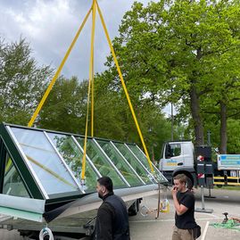 Dachrinnenmontage 